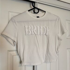 SHEIN White Cropped Tee